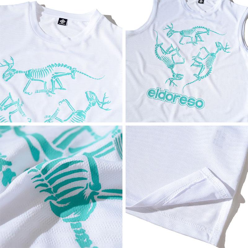 ELDORESO エルドレッソ 21SS ノースリーブ Tシャツ S 美品 ELDORESO（エルドレッソ） Dinosaur Sleeveless E1220615 メンズ