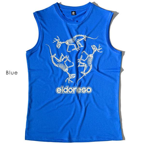 ELDORESO エルドレッソ 21SS ノースリーブ Tシャツ S 美品 ELDORESO（エルドレッソ） Dinosaur Sleeveless E1220615 メンズ