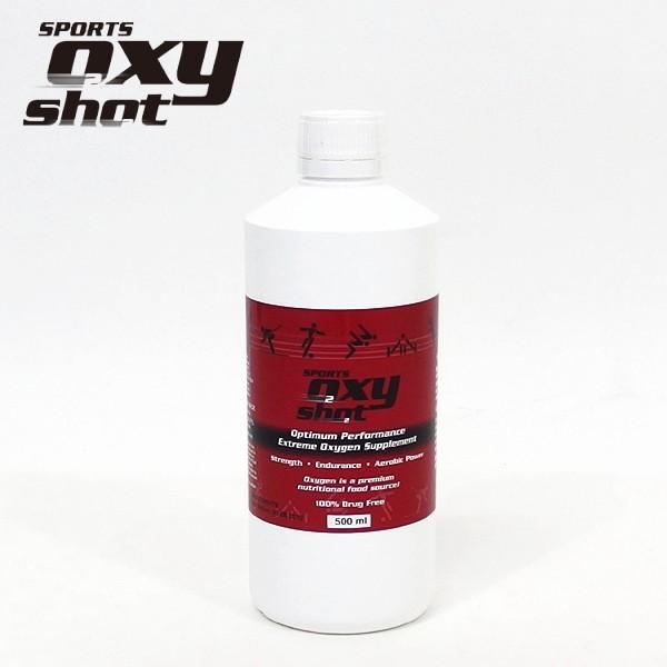 SPORTS Oxyshot(スポーツオキシーショット) 500ml(メンテナンス使用時100回分） 高濃度酸素水 補給食、行動食、エネルギー補給