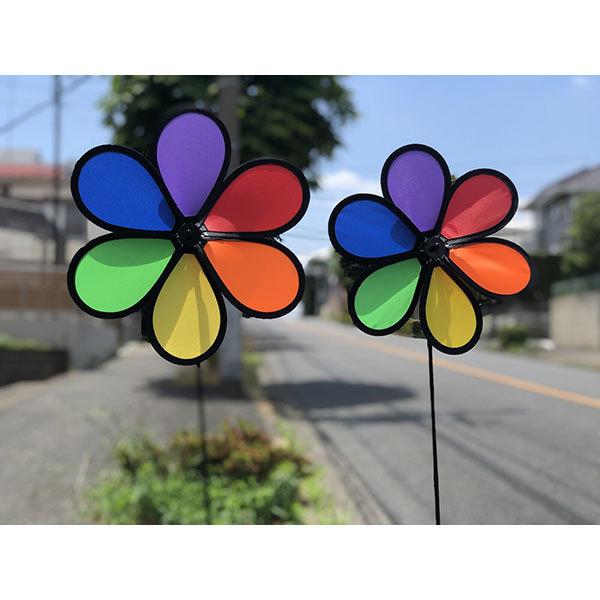 Windspinners ウィンドスピナー レインボーフラワー6s 風車 かざぐるま 虫よけ 鳥よけ テント 飾り付け 目印 おしゃれ インテリア Diy アウトドア Tryl 008 外遊びの専門店cam Com 通販 Yahoo ショッピング