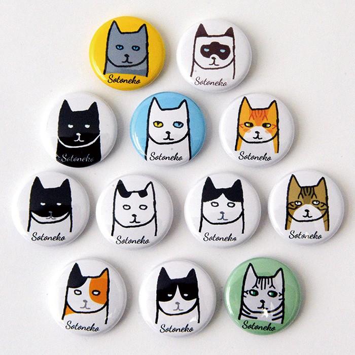 缶バッジ バッチ 黒猫 ハチワレ猫 直径25mm おしゃれ かわいい 缶バッジ バッチ 黒猫 ハチワレ猫 直径25mm おしゃれ かわいい