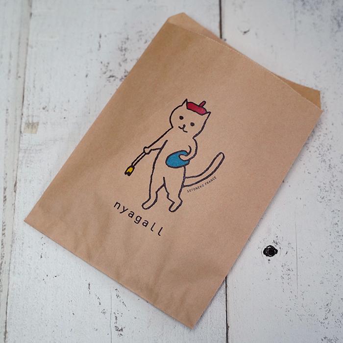 ラッピング 袋 猫 シャガール 小分 ギフトバッグ レトロ 紙 クラフト 5枚入 おしゃれ かわいい ねこ雑貨 プレゼント お菓子 チョコ  :cat-gift-nya:SOTONEKO JAPAN - 通販 - Yahoo!ショッピング