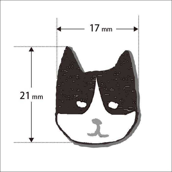 マスクワッペン 猫柄 ワッペン 刺繍ワッペン アイロンプリント 小 ミニ ブランド キャラ 猫雑貨 猫グッズ 日本製 かわいい おしゃれ ハチワレ｜sotoneko-japan｜06