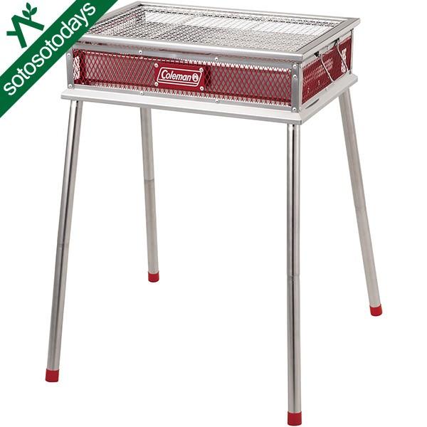 コールマン クールスパイダーステンレスグリル（レッド） 170-9367 バーベキューコンロ