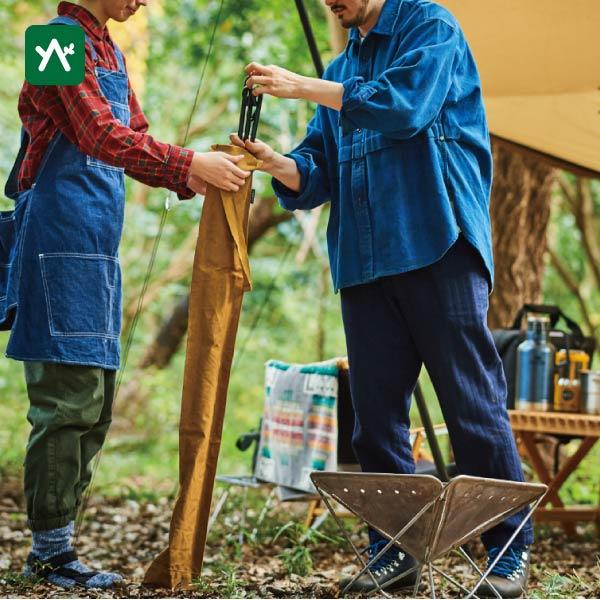 asobito（アソビト） トライポッドケース キャメル ab-006CM 防水帆布