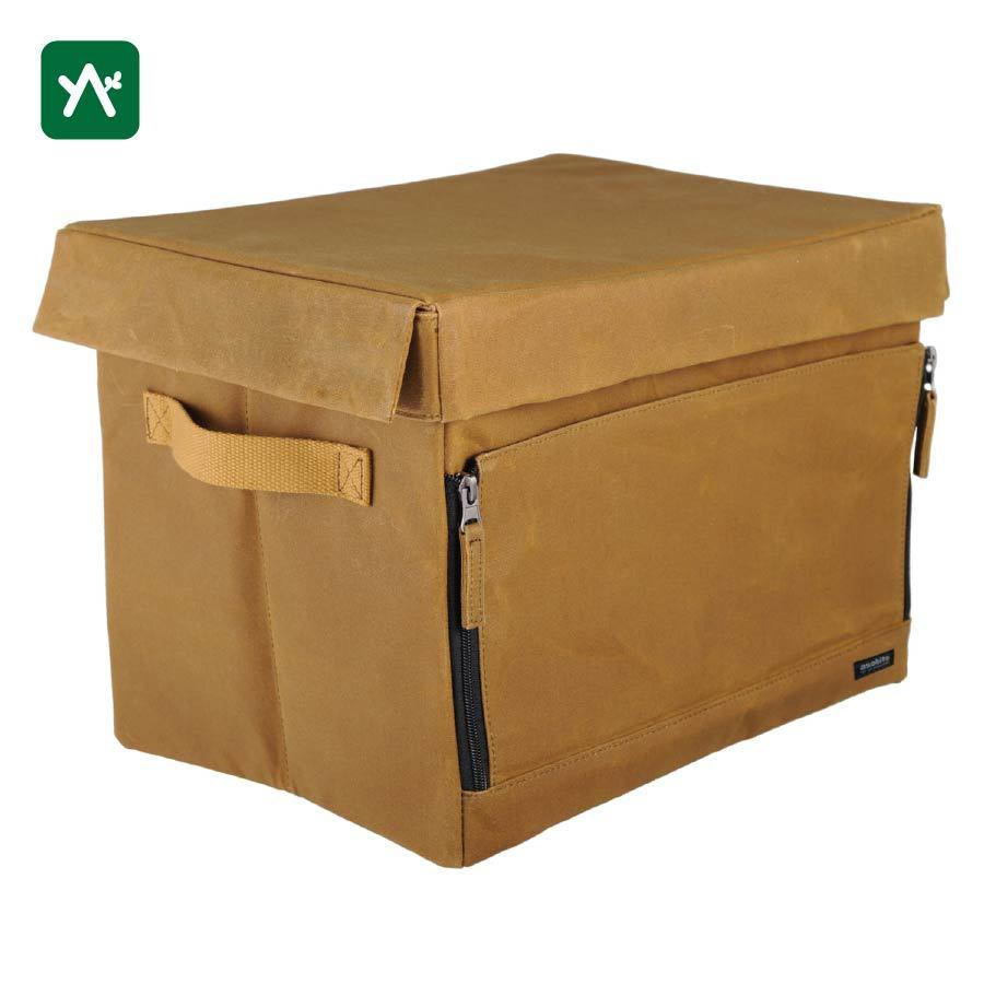 asobito（アソビト） チェアサイド・ジッパーコンテナ キャメル ab