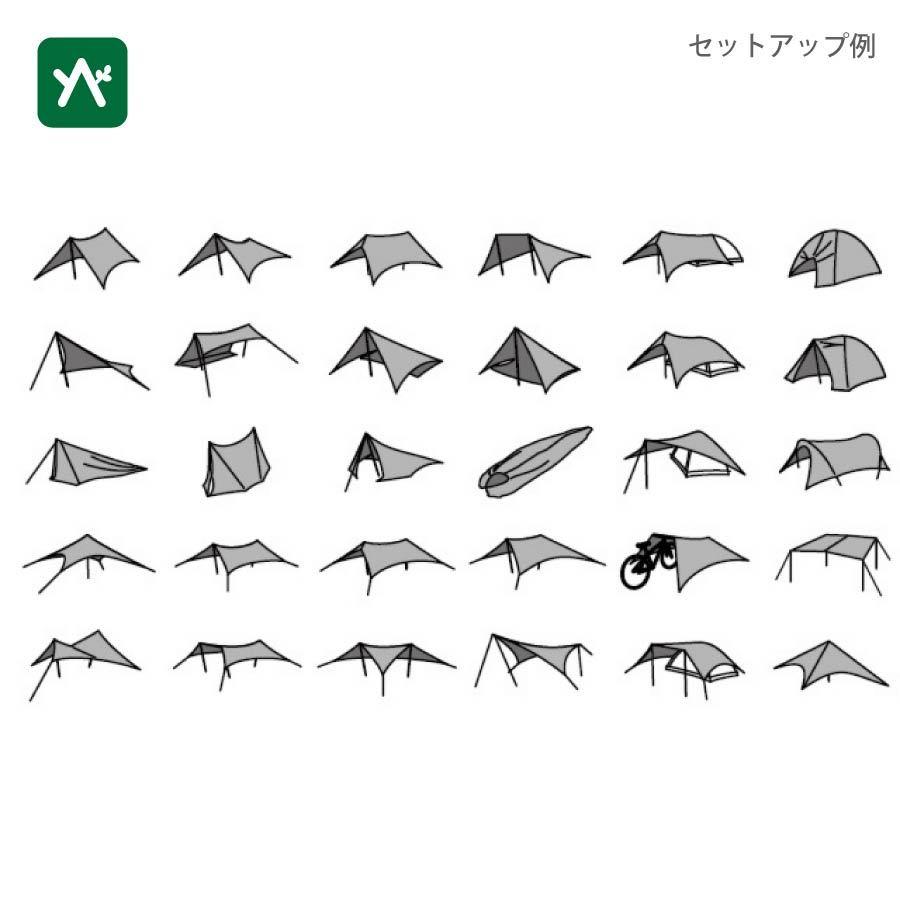 PAAGO WORKS パーゴワークス ニンジャタープ ダークベージュ PAAGO WORKS パーゴワークス ニンジャタープ ダークベージュ