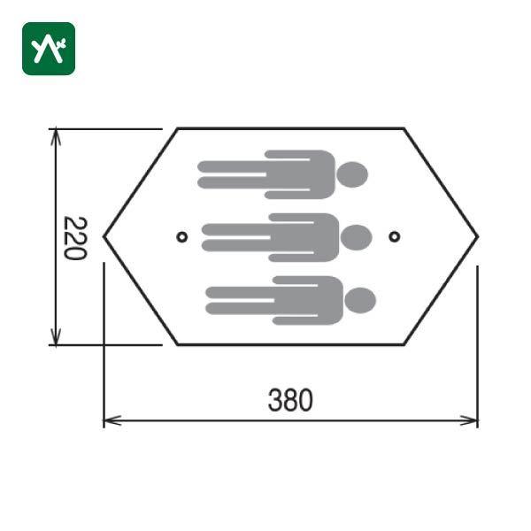 パーゴワークス ニンジャシェルター ダークグレー CT104DGR 2人用 | PAAGO WORKS | 02