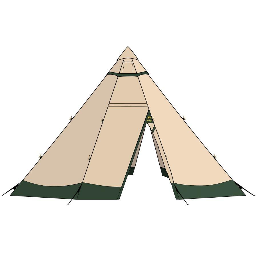 Tentipi（テンティピ） ジルコンデュオ 9 CP FI-ZRDUO9-CP テント ワン