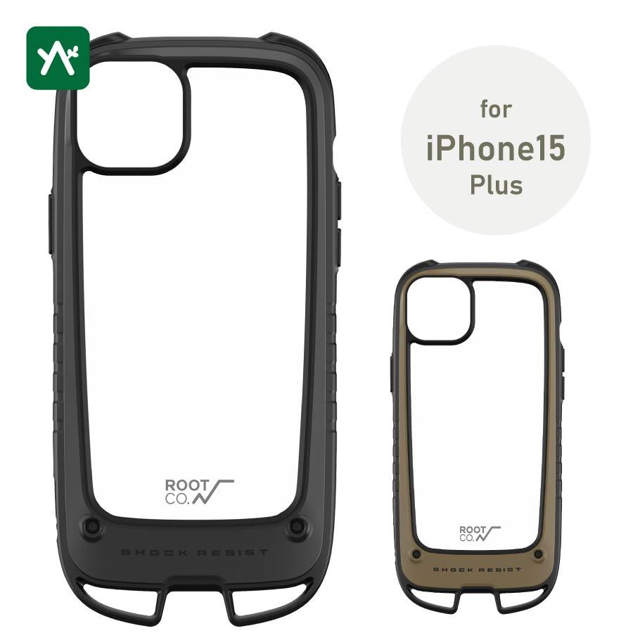 ROOT CO. ルートコー iPhone15Plus専用 GRAVITY Shock Resist Case +