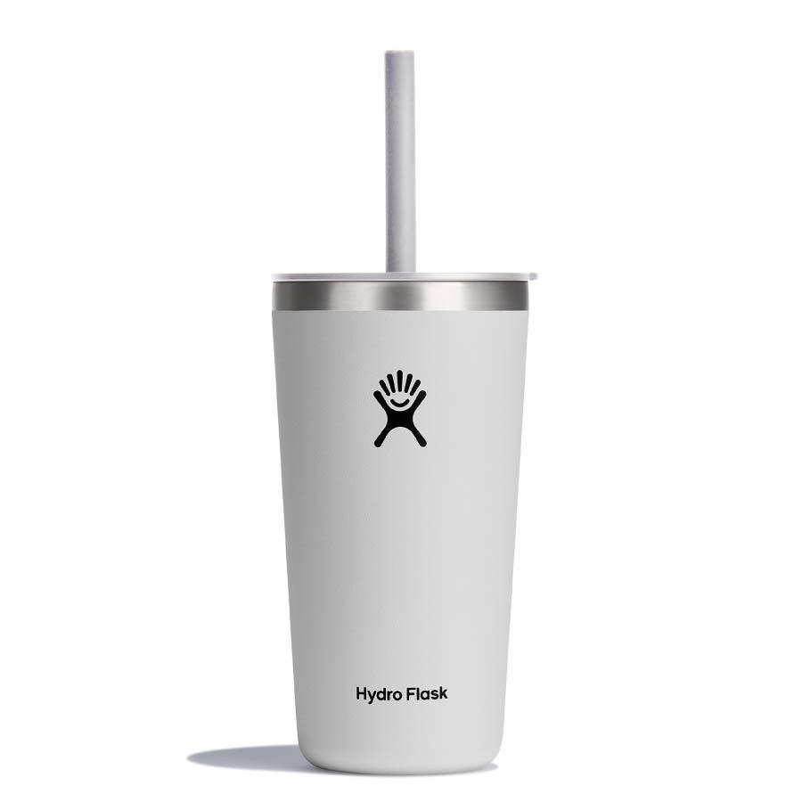 ファミリア　ハイドロフラスク　20oz ホワイト HYDRO FLASK（ハイドロフラスク） 20oz ALL AROUND TUMBLER WITH STRAW