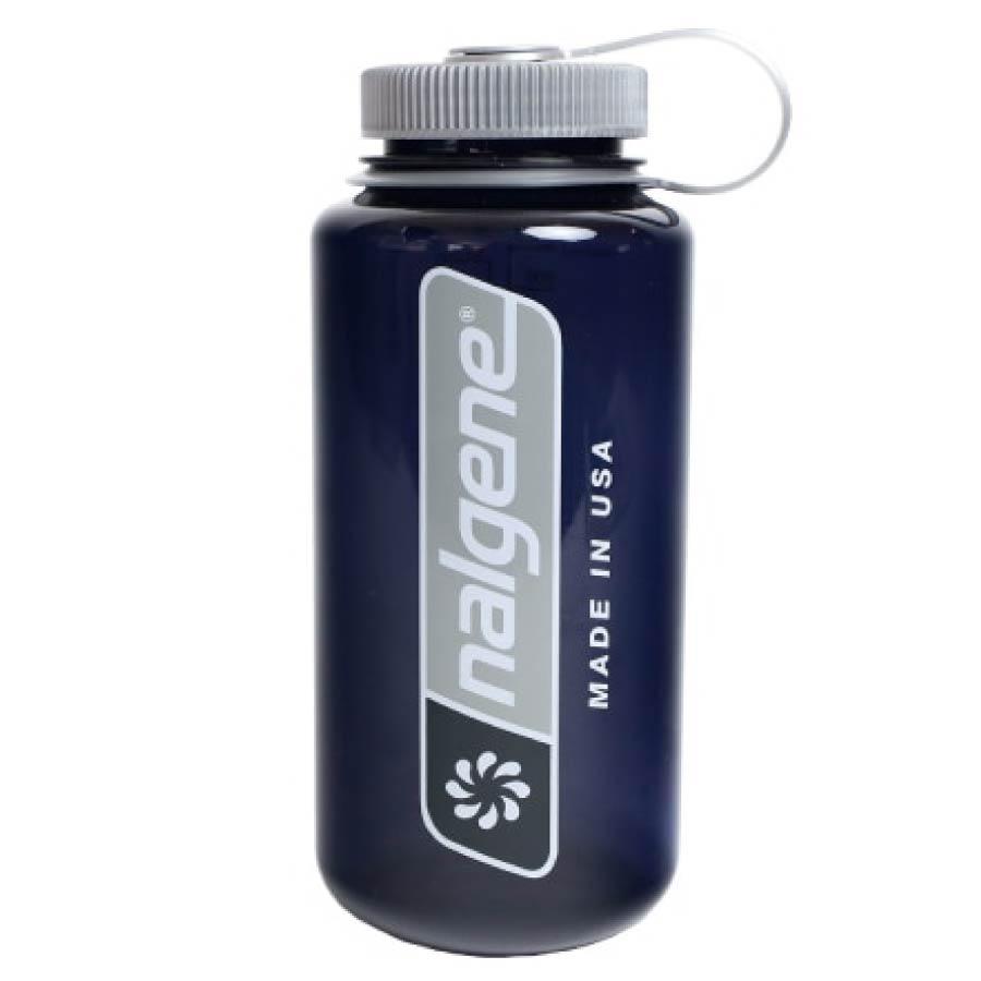 NALGENE（ナルゲン） 広口1.0L Tritan Renew Odyssey Grey Large Logo