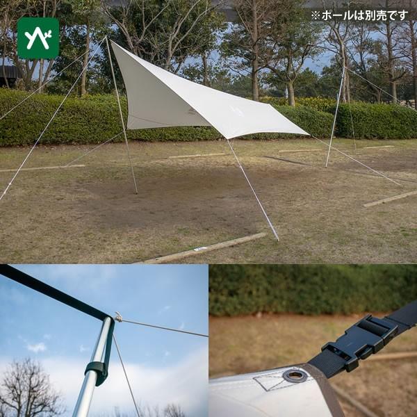 オガワ システムタープペンタ4×4 T/C 3339 五角形【セール価格品は返品 
