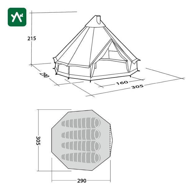 ROBENS（ローベンス） クロンダイク S 130307 ワンポールテント