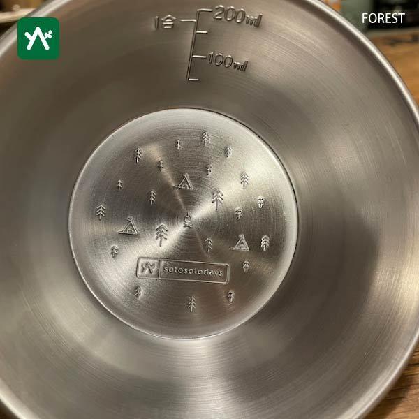 UNIFLAME ユニフレーム UFシェラカップ 300 ステンレス 刻印