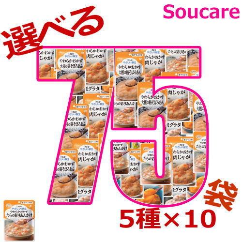 キユーピー やさしい献立 介護食 75袋 選べるセット キューピー