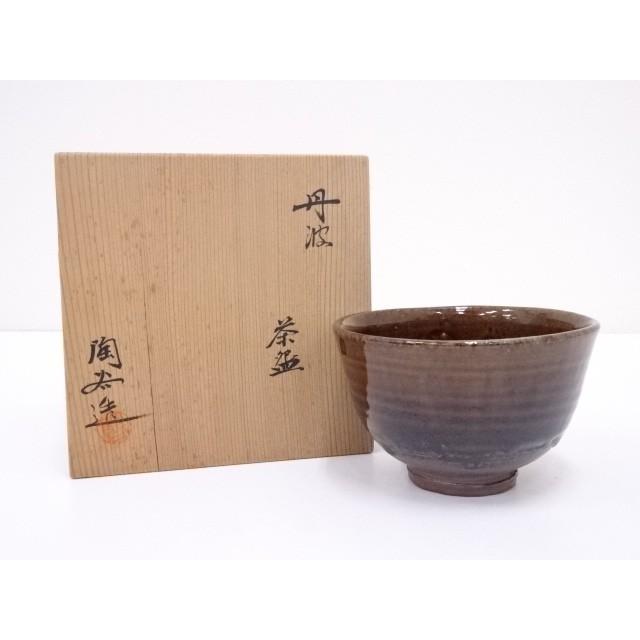 スタニングルアー 宗sou 丹波焼 森本陶谷造 刷毛目茶碗【道