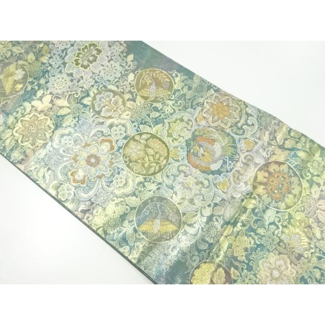 今月限定 特別大特価 宗sou 本金華紋に花鳥模様織り出し袋帯 リサイクル 着 魅了 Brivanbiotech Com