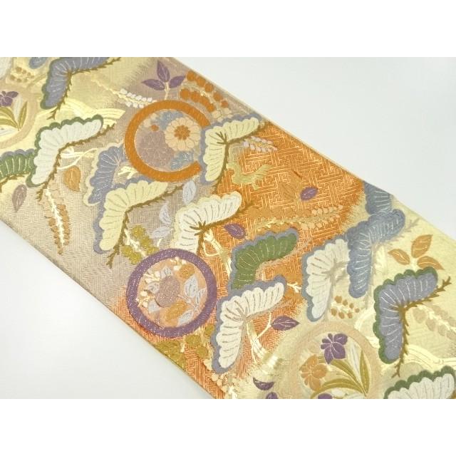 おしゃれ 宗sou 唐織佐賀錦松 藤に花丸模様織り出し袋帯 リサイクル 着 Ys お茶道具 着物 宗 Sou 通販 Yahoo ショッピング 即納特典付き Www Jsanalytikal Com