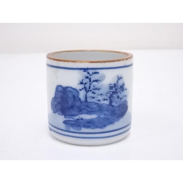 宗sou 京焼 染付山水蓋置【道】 :ys4516925:お茶道具・着物 宗 sou