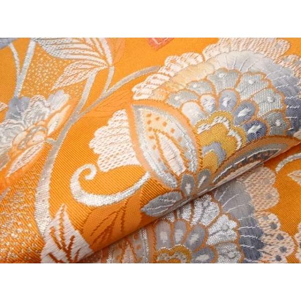 宗sou 唐花模様織出し名古屋帯【リサイクル】【着】 : お茶道具・着物