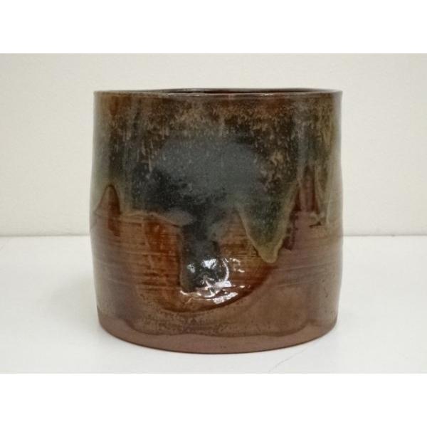 ys6750382; 宗sou 高取焼 十四代亀井味楽造 水指（堀内宗完兼中斎書付