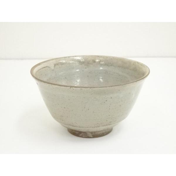 Ｔ４０　茶碗　『白丹波　茶碗』『丹波焼』『市野豊治』　共箱　抹茶碗　茶道具 ys6762486; 宗sou 丹波焼 市野豊治造 華の字茶碗（東大寺別当上野道善