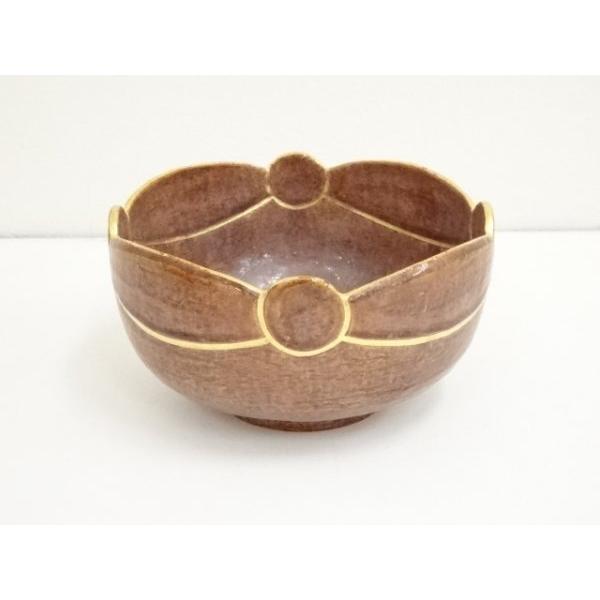 ys6795901; 宗sou 大樋焼 九代 大樋長左衛門造 七宝鉢（共箱）【道