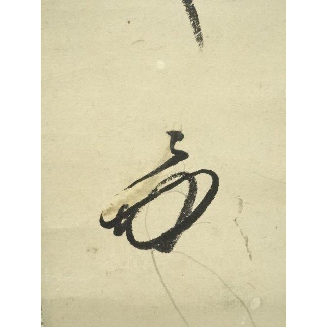 ys6807650; 宗sou 表千家八代?啄斎筆 「千里同風」一行書 肉筆紙本掛軸