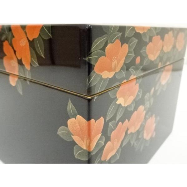 ys6815207; 宗sou 政峰造 藪椿蒔絵小箱（共箱）【道】 : お茶道具