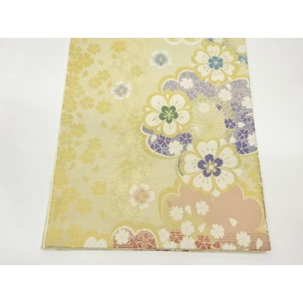 ys6844011; 宗sou 桜模様織出し袋帯