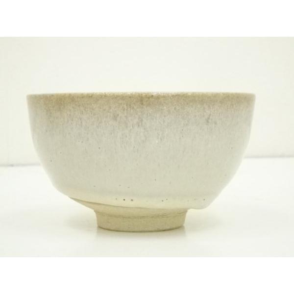 赤膚焼 大塩正人造 牡丹絵茶碗 共箱 MA690 ys6905285; 赤膚焼 大塩正