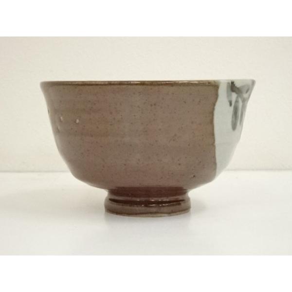 ys6926856; 宗sou 益子焼 木村萌子造 柿釉窓絵茶碗（共箱）【道】 : お