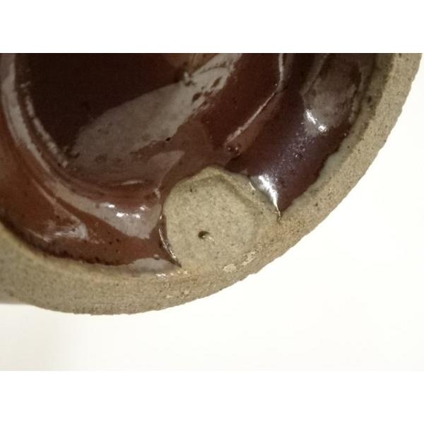 ys6926856; 宗sou 益子焼 木村萌子造 柿釉窓絵茶碗（共箱）【道】 : お