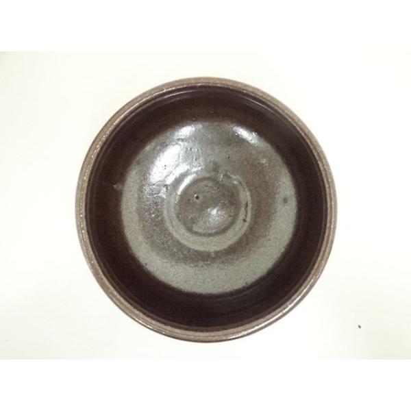 ys6936871; 宗sou 京焼 西川實造 鉄釉流飛文茶碗（共箱）【道】 : お