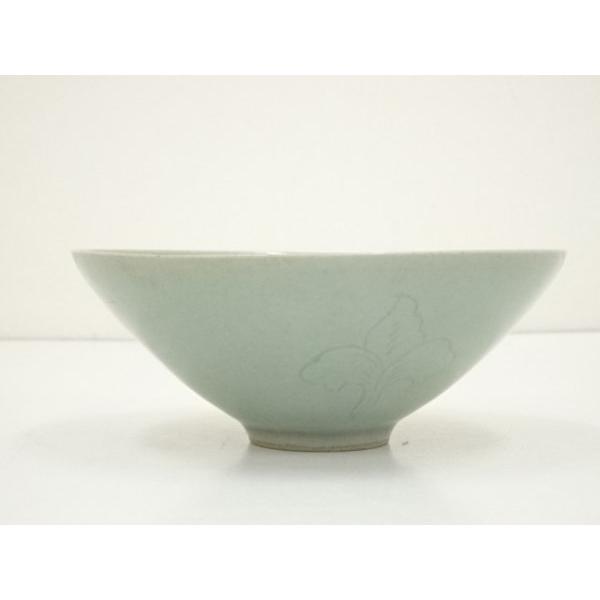 ys6939411; 宗sou 黄仁哲造 高麗青磁茶碗（共箱）【道】 : お茶道具