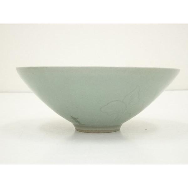 ys6939411; 宗sou 黄仁哲造 高麗青磁茶碗（共箱）【道】 : お茶道具