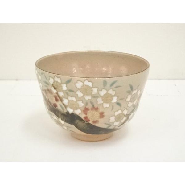 ys6953394; 宗sou 京焼 月坂湖山造 乾山風桜絵茶碗（共箱）【道】 : お