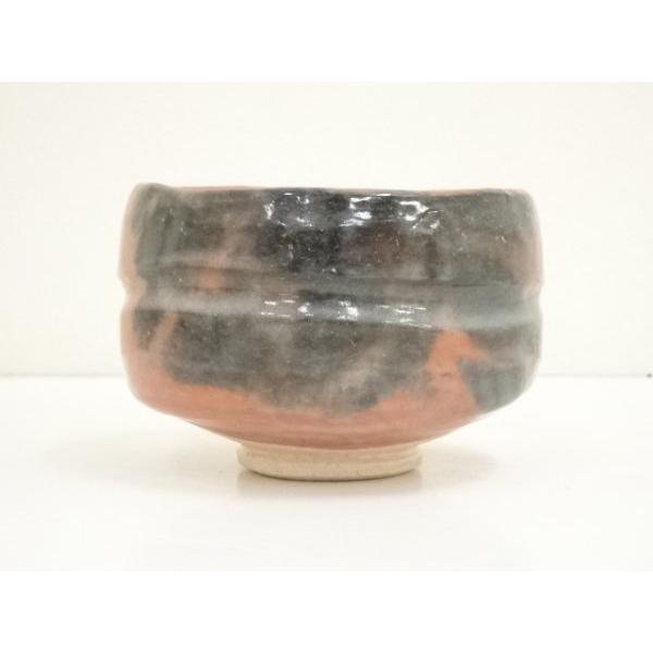 ys6968481; 宗sou 佐々木松楽造 赤楽茶碗（銘：松風）（前大徳 高橋悦  