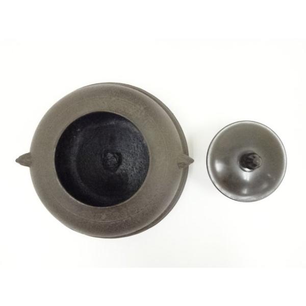 ys6998484; 宗sou 一ノ瀬宗和・菊地正直造 唐銅切合朝鮮風炉・真形釜添