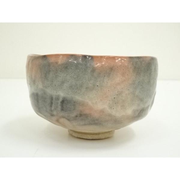 ys7003709; 宗sou 川崎和楽造 赤楽数印茶碗（共箱）【道】 : お茶道具