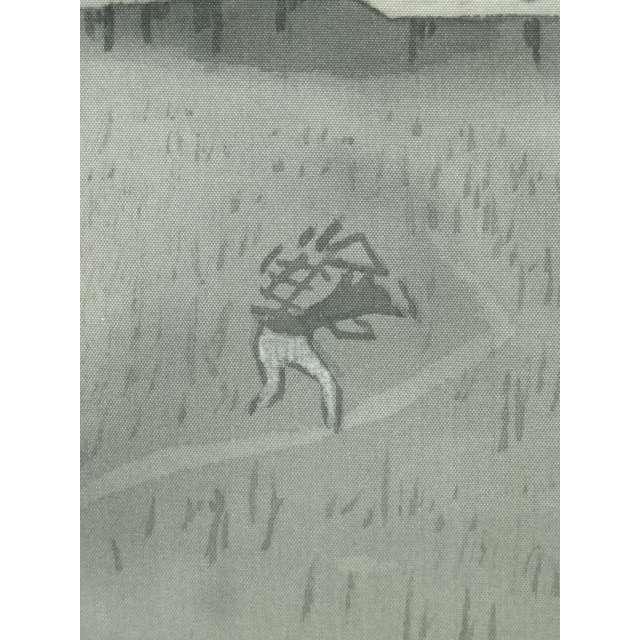 ys7006676; 宗sou 長嘉筆 水墨山水 肉筆絹本掛軸（保護箱）【道】 : お