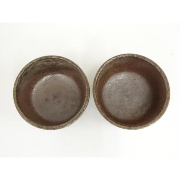 未使用 高級 備前焼 森丁斎作 陶器製装飾皿3枚セット 丸皿 未使用 高級