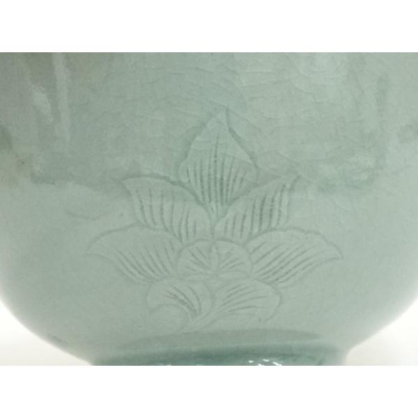 ys7028957; 宗sou 松月窯 金鐘浩造 高麗青磁茶碗（共箱）【道】 : お