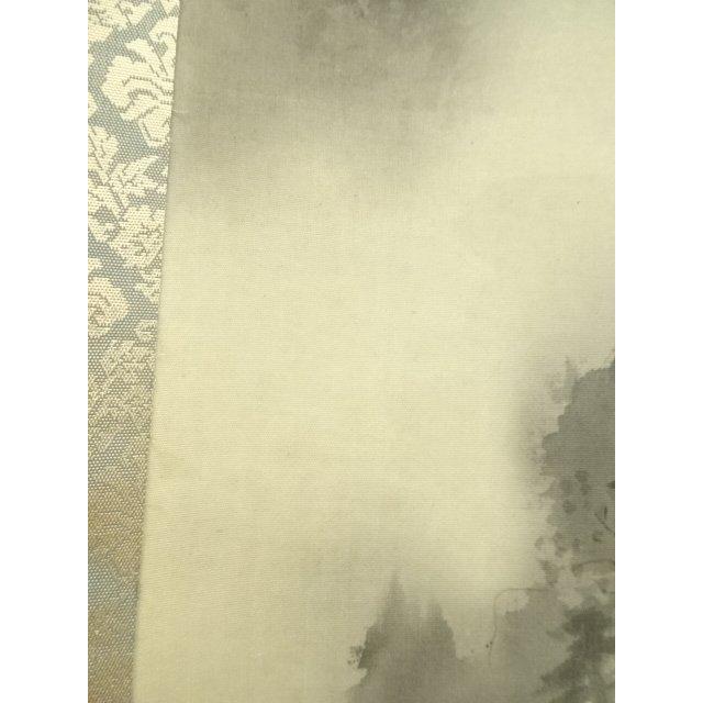 ys7067961; 宗sou 平岩長四郎筆 水墨山水 荒川渓谷 肉筆絹本掛軸（共箱