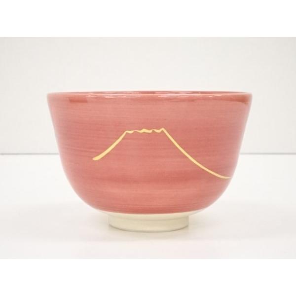 永楽善五郎 九谷赤絵 中鉢 紅縁輪花鉢 明治 大日本永楽造 共布、共箱入