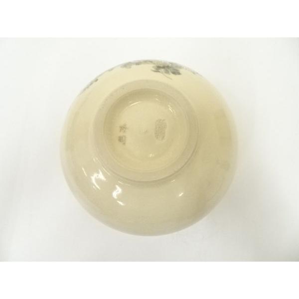 ys7077885; 宗sou 薩摩焼 磯御庭窯 岩石造 藤崎隆（隆陶）画 色絵秋草