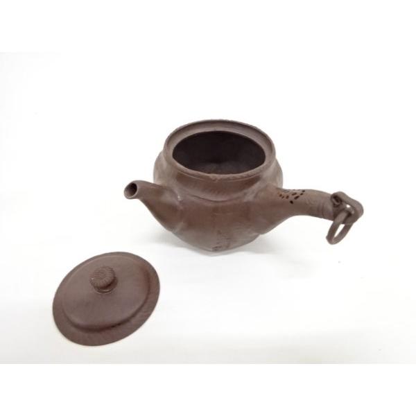 萬古焼 森 伊呂久 造 釣鐘形 横手 急須 共箱 ⁄ 万古焼 萬古焼