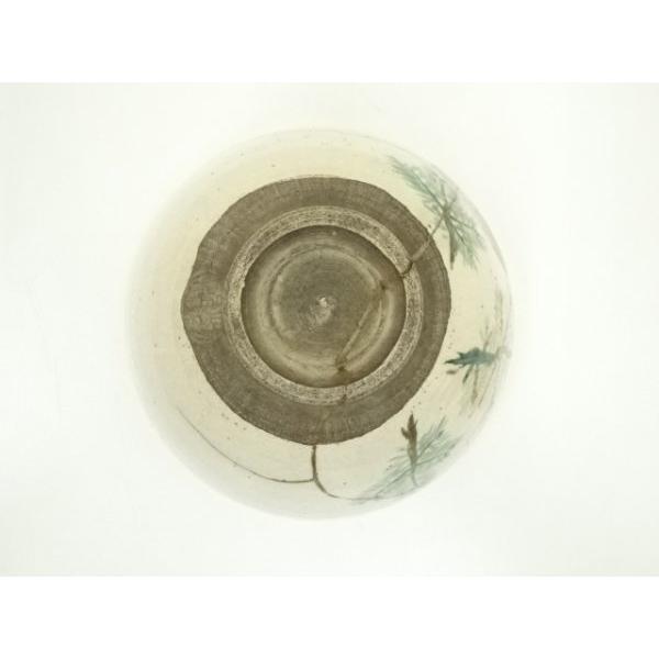 ys7095802; 宗sou 永楽善五郎造 河濱支流印 旭日松絵茶碗（保護箱