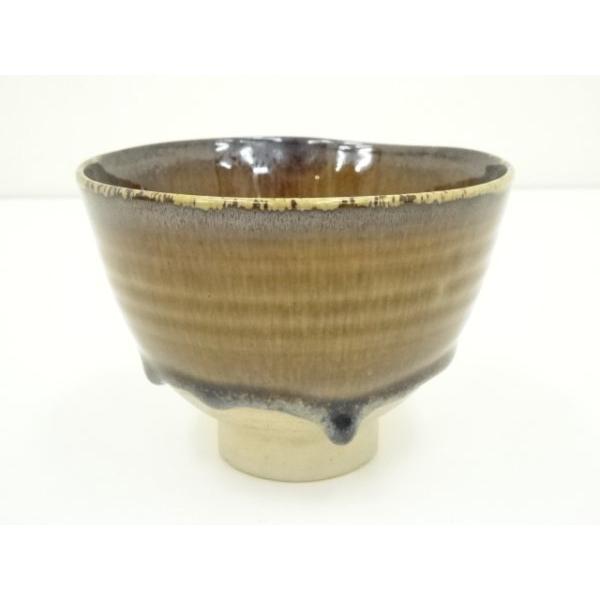 茶道具 茶碗 七世吉向松月 藩斎造 紫釉 共箱 ／茶道 楽 【公式通販】
